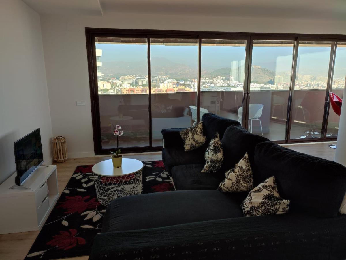 Espectacular apartamento con increíbles vistas Apartamento Málaga Exterior foto